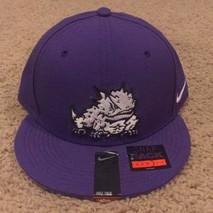Nike Purple TCU Horned Frog SnapBack hat
